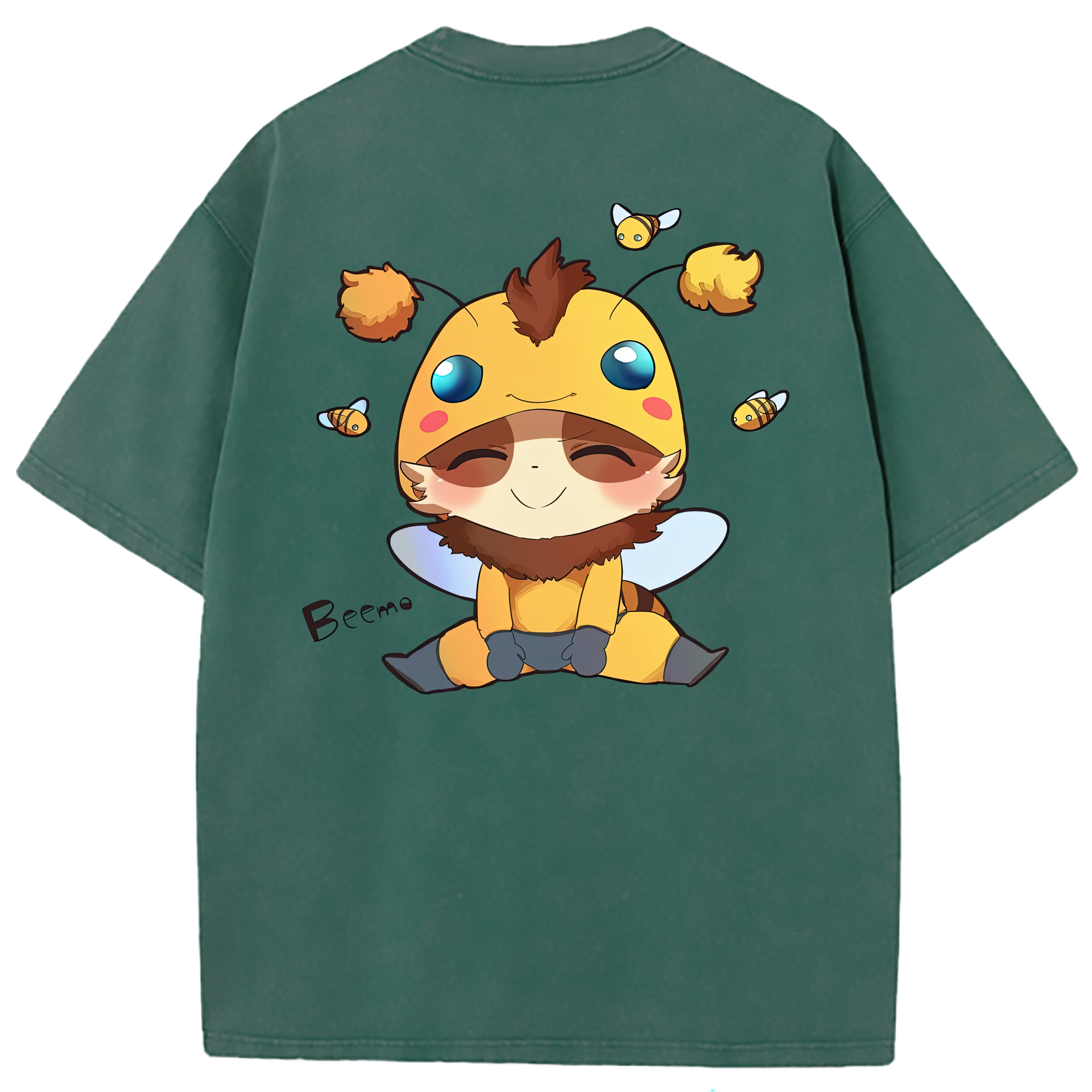 （画像用） リーグ・オブ・レジェンド League of Legends LOL 綿100% ヴィンテージ風 半袖Tシャツ（背面プリント）